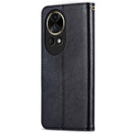 AZNS tekstureret stander- og tegnebogsetui i læder til Huawei Nova 12 Pro 5G / Nova 12 Ultra 5G, mobilcover