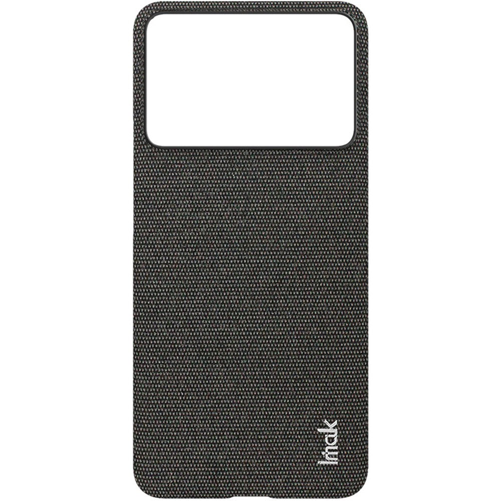 IMAK Ruiyi Series for Xiaomi Redmi K70E 5G / Poco X6 Pro 5G Case Fabric Texture Leather+PC Phone Back Cover