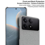 IMAK Ruiyi Series for Xiaomi Redmi K70E 5G / Poco X6 Pro 5G Case Fabric Texture Leather+PC Phone Back Cover