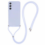 For Samsung Galaxy A35 5G TPU Case Fiber Inner Lining Phone Cover with Lanyard