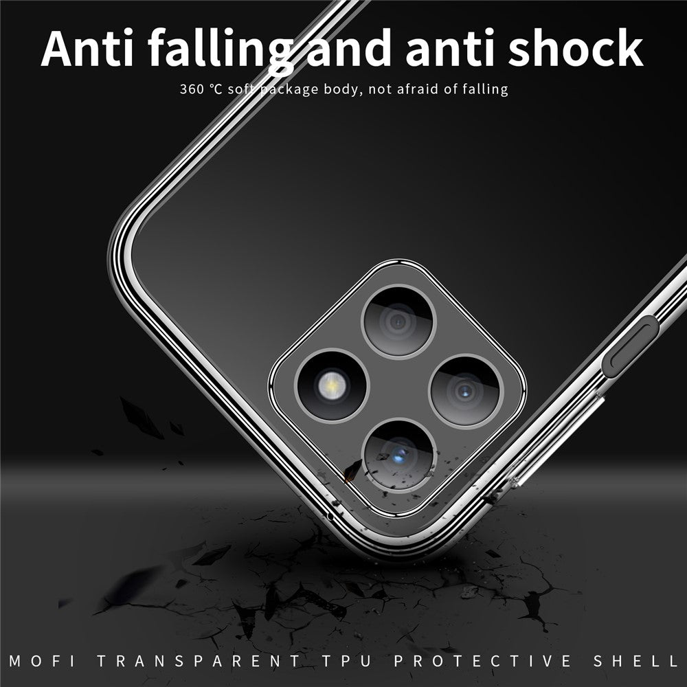 MOFI For Honor X8b 4G Clear Phone Case Soft TPU Protective Cover