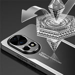 For Huawei nova 12 Pro 5G / nova 12 Ultra 5G Aluminum Alloy Metal Case Matte Protective Phone Cover