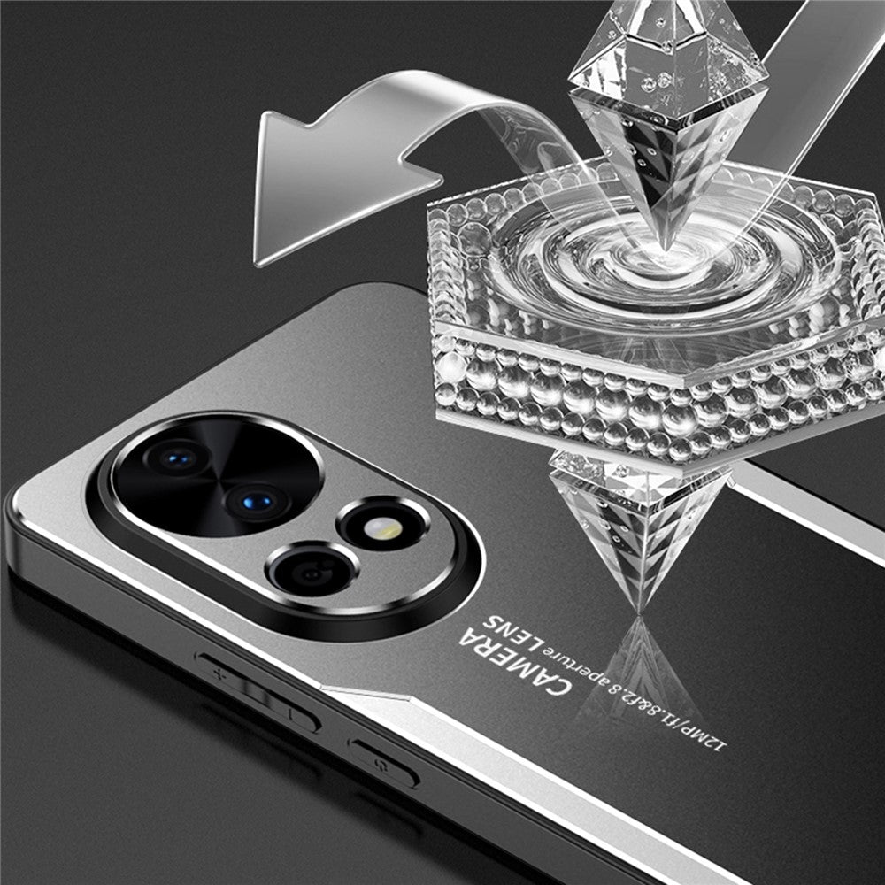 For Huawei nova 12 Pro 5G / nova 12 Ultra 5G Aluminum Alloy Metal Case Matte Protective Phone Cover