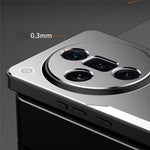 For Oppo Find X7 Ultra Phone Case Aluminium Alloy Back Cover Frosted Anti-Fingerprint