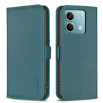 BINFEN COLOR BF31 For Xiaomi Redmi Note 13 4G Case with Wallet Stand PU Leather Flip Phone Cover