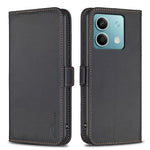 BINFEN COLOR BF31 For Xiaomi Redmi Note 13 4G Case with Wallet Stand PU Leather Flip Phone Cover
