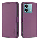 BINFEN COLOR BF31 For Xiaomi Redmi Note 13 4G Case with Wallet Stand PU Leather Flip Phone Cover