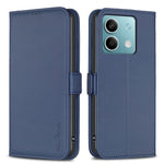 BINFEN COLOR BF31 For Xiaomi Redmi Note 13 4G Case with Wallet Stand PU Leather Flip Phone Cover
