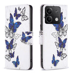 For Xiaomi Redmi Note 13 4G Phone Case Pattern Leather Flip Cover