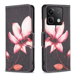 For Xiaomi Redmi Note 13 4G Phone Case Pattern Leather Flip Cover