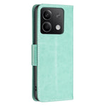 For Xiaomi Redmi Note 13 4G Case Butterfly Imprinted Stand Full Protection Phone Cover