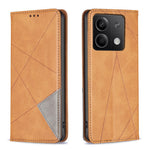 For Xiaomi Redmi Note 13 4G Leather Case with Card Slots Magnetic Closing