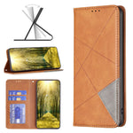 For Xiaomi Redmi Note 13 4G Leather Case with Card Slots Magnetic Closing