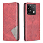 For Xiaomi Redmi Note 13 4G Leather Case with Card Slots Magnetic Closing