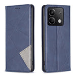 For Xiaomi Redmi Note 13 4G Leather Case with Card Slots Magnetic Closing