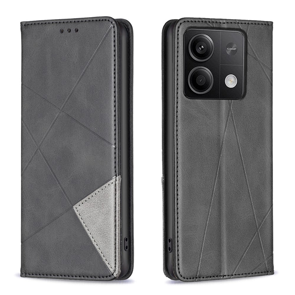 For Xiaomi Redmi Note 13 4G Leather Case with Card Slots Magnetic Closing