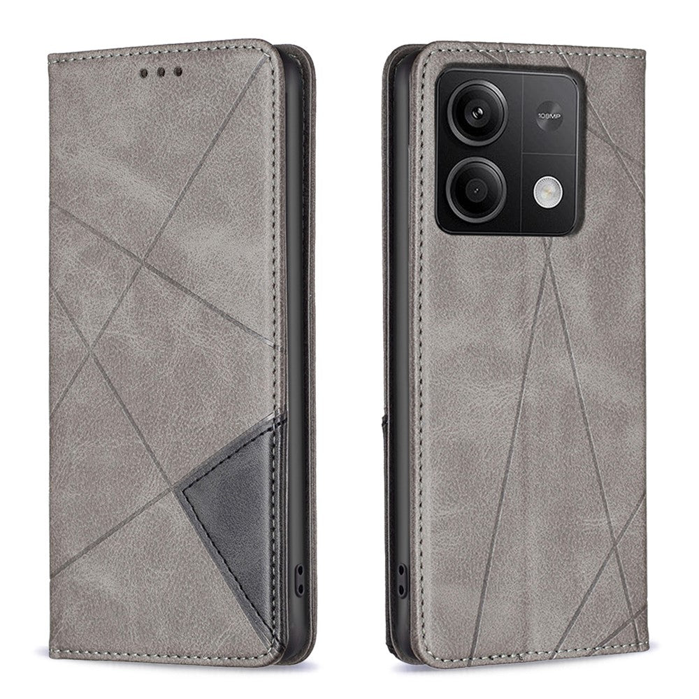 For Xiaomi Redmi Note 13 4G Leather Case with Card Slots Magnetic Closing