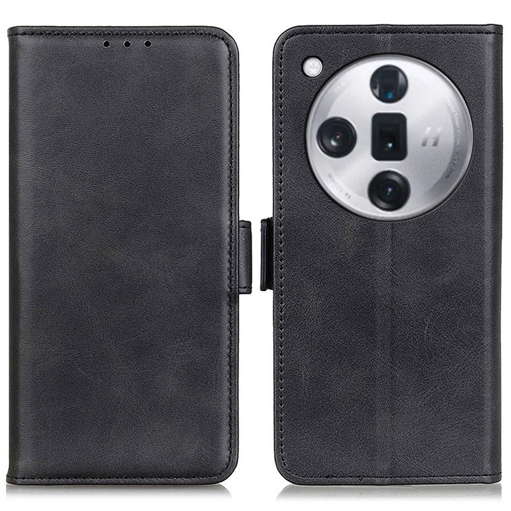 For Oppo Find X7 Pro / Find X7 Ultra Case Cowhide Texture Wallet Leather Cover