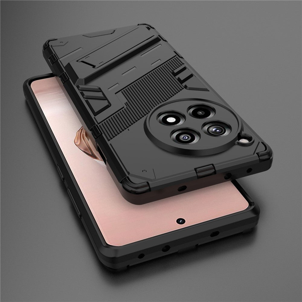 For OnePlus Ace 3 5G / 12R 5G Phone Case Kickstand TPU+PC Hybrid Cover