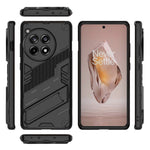 For OnePlus Ace 3 5G / 12R 5G Phone Case Kickstand TPU+PC Hybrid Cover