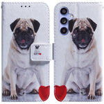 Til Samsung Galaxy A55 5G lædercover pungtelefoncover mønsterprint