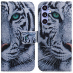 Til Samsung Galaxy A55 5G lædercover pungtelefoncover mønsterprint