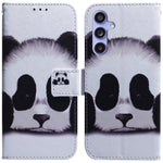 Til Samsung Galaxy A55 5G lædercover pungtelefoncover mønsterprint