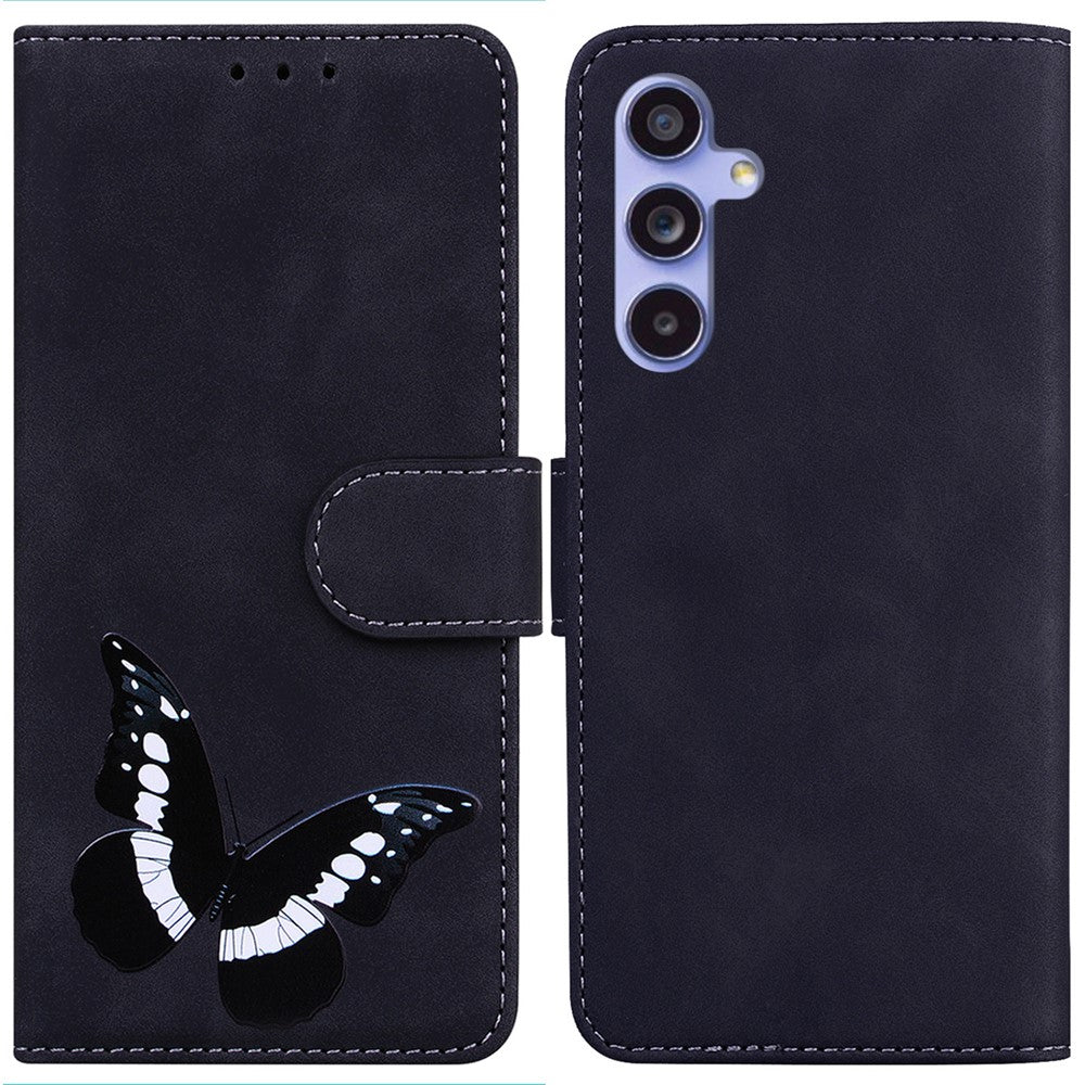 Samsung Galaxy A35 5G Plånboksfodral Läderfodral Fjärilstryck