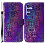 For Samsung Galaxy A55 5G Case Dazzling Flower Leather Wallet Phone Cover