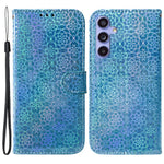 For Samsung Galaxy A55 5G Case Dazzling Flower Leather Wallet Phone Cover