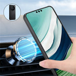 DENIOR For Huawei Mate 60 Magnetic Case Cowhide Texture