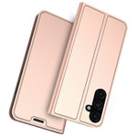 For Samsung Galaxy S24+ Card Holder PU Leather Phone Cover Anti-Scratch Cell Phone Stand Case