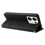 For Xiaomi Redmi Note 13 4G Leather Wallet Cases Skin Touch Phone Cover Stand with Strap