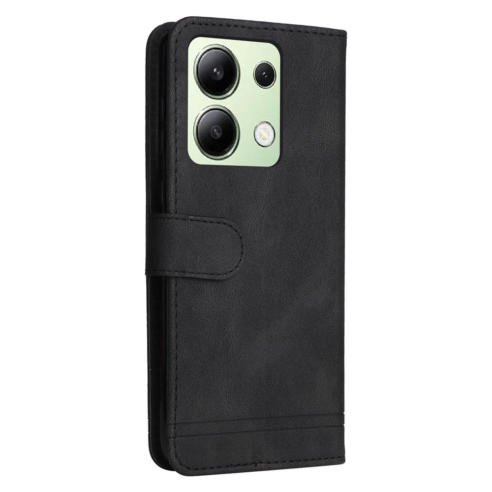 For Xiaomi Redmi Note 13 4G Leather Wallet Cases Skin Touch Phone Cover Stand with Strap