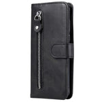For Xiaomi Redmi Note 13 4G Wallet Case Zipper Pocket PU Leather Phone Cover