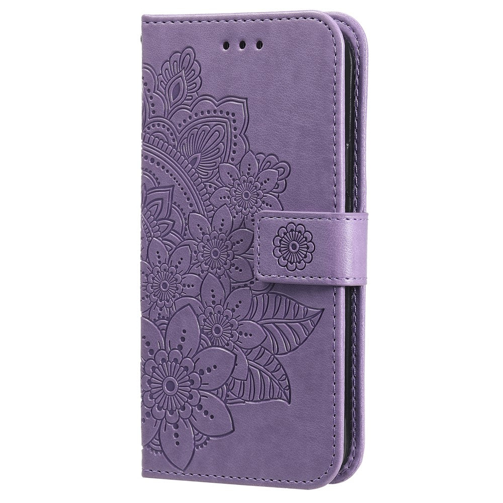 For Xiaomi Redmi Note 13 4G Case Floral Pattern PU Leather Wallet Stand Phone Cover