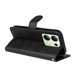 For Xiaomi Redmi Note 13 4G Case PU Leather Cover with Wallet Card Slots