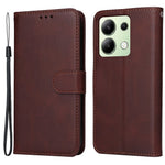 For Xiaomi Redmi Note 13 4G Case PU Leather Cover with Wallet Card Slots
