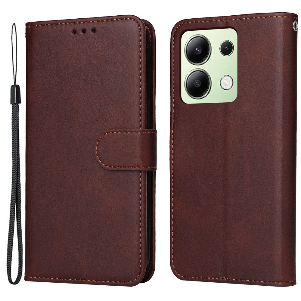 For Xiaomi Redmi Note 13 4G Case PU Leather Cover with Wallet Card Slots