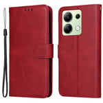 For Xiaomi Redmi Note 13 4G Case PU Leather Cover with Wallet Card Slots