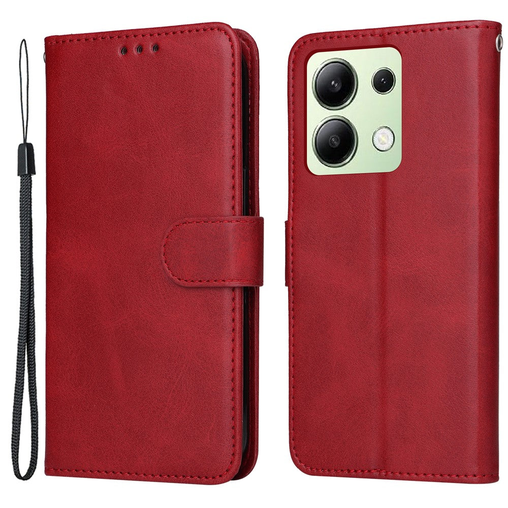 For Xiaomi Redmi Note 13 4G Case PU Leather Cover with Wallet Card Slots