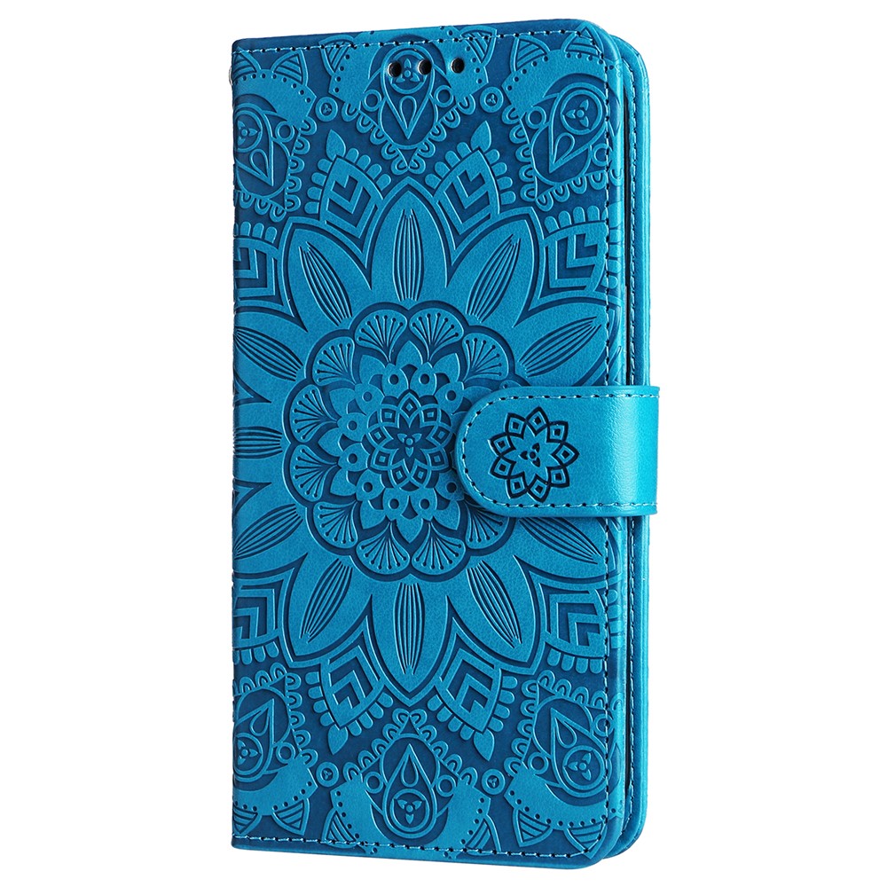 For Xiaomi Redmi Note 13 4G Case Wallet Imprinted Phone Cover with Hand Strap