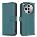 BINFEN COLOR BF17 For Oppo Find X7 5G Leather Case Stand Wallet Phone Cover