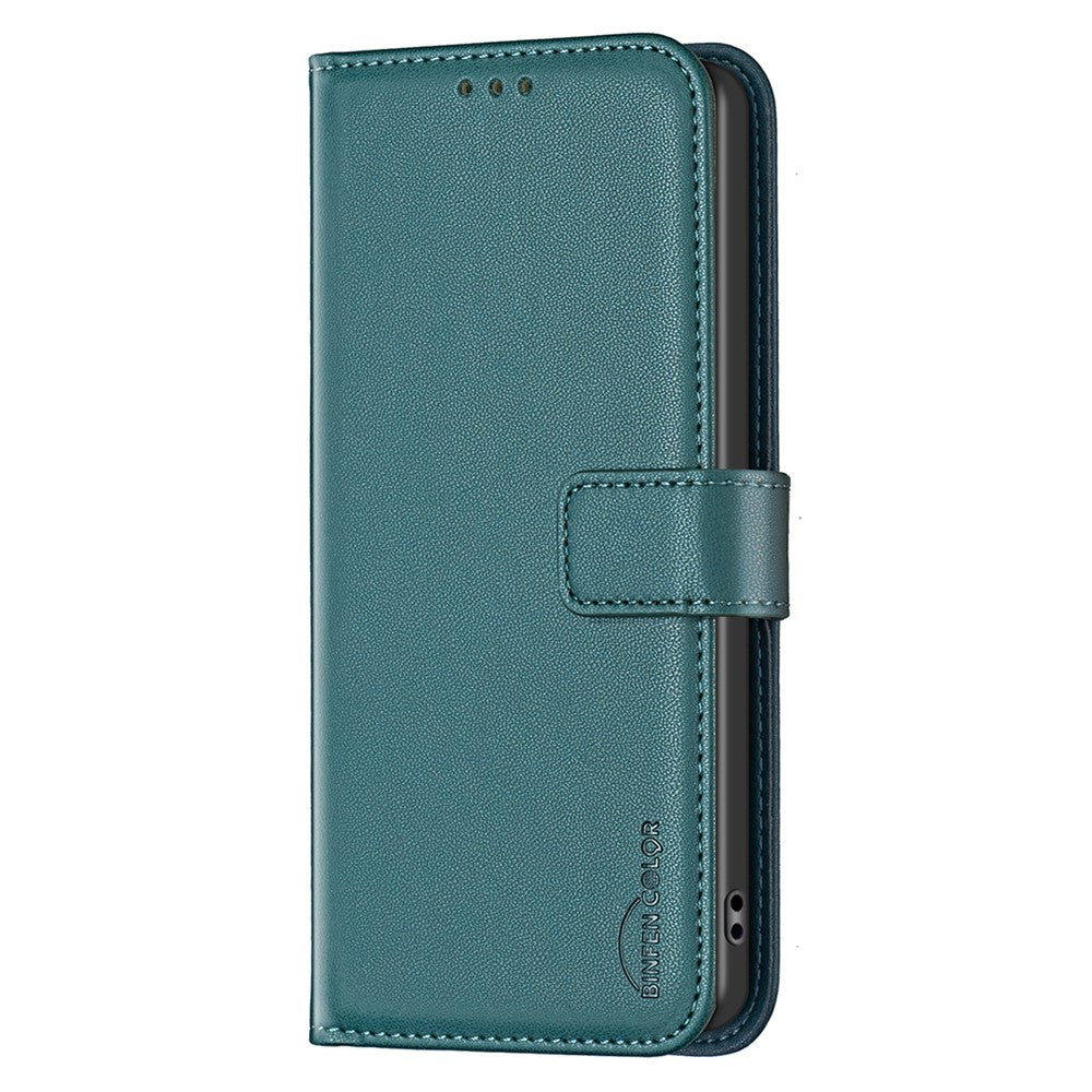 BINFEN COLOR BF17 For Oppo Find X7 5G Leather Case Stand Wallet Phone Cover