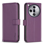 BINFEN COLOR BF17 For Oppo Find X7 5G Leather Case Stand Wallet Phone Cover