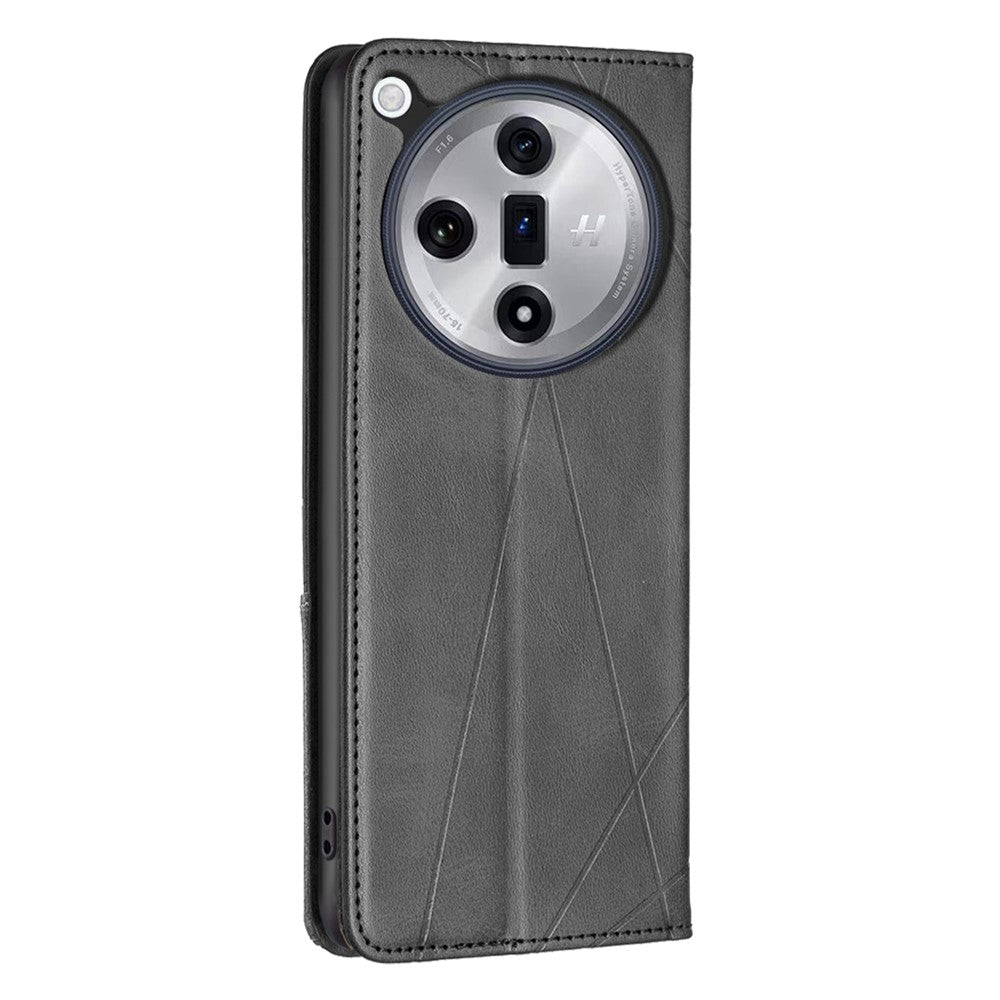 For Oppo Find X7 5G Case Card Holder PU Leather Stand Phone Cover