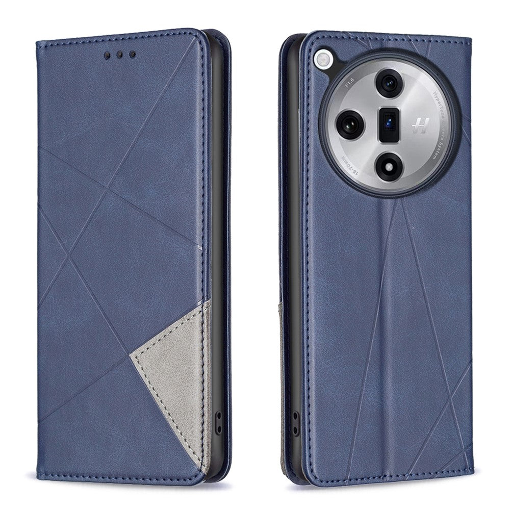 For Oppo Find X7 5G Case Card Holder PU Leather Stand Phone Cover