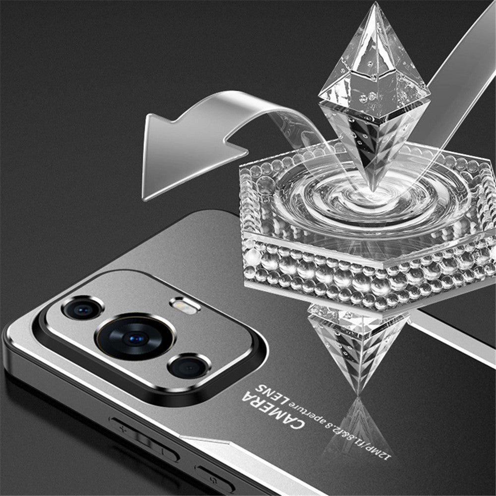 For Huawei nova 11 / nova 12s 4G / nova 12 Lite 4G Metal Case Matte Airbag Protection Shockproof Phone Cover