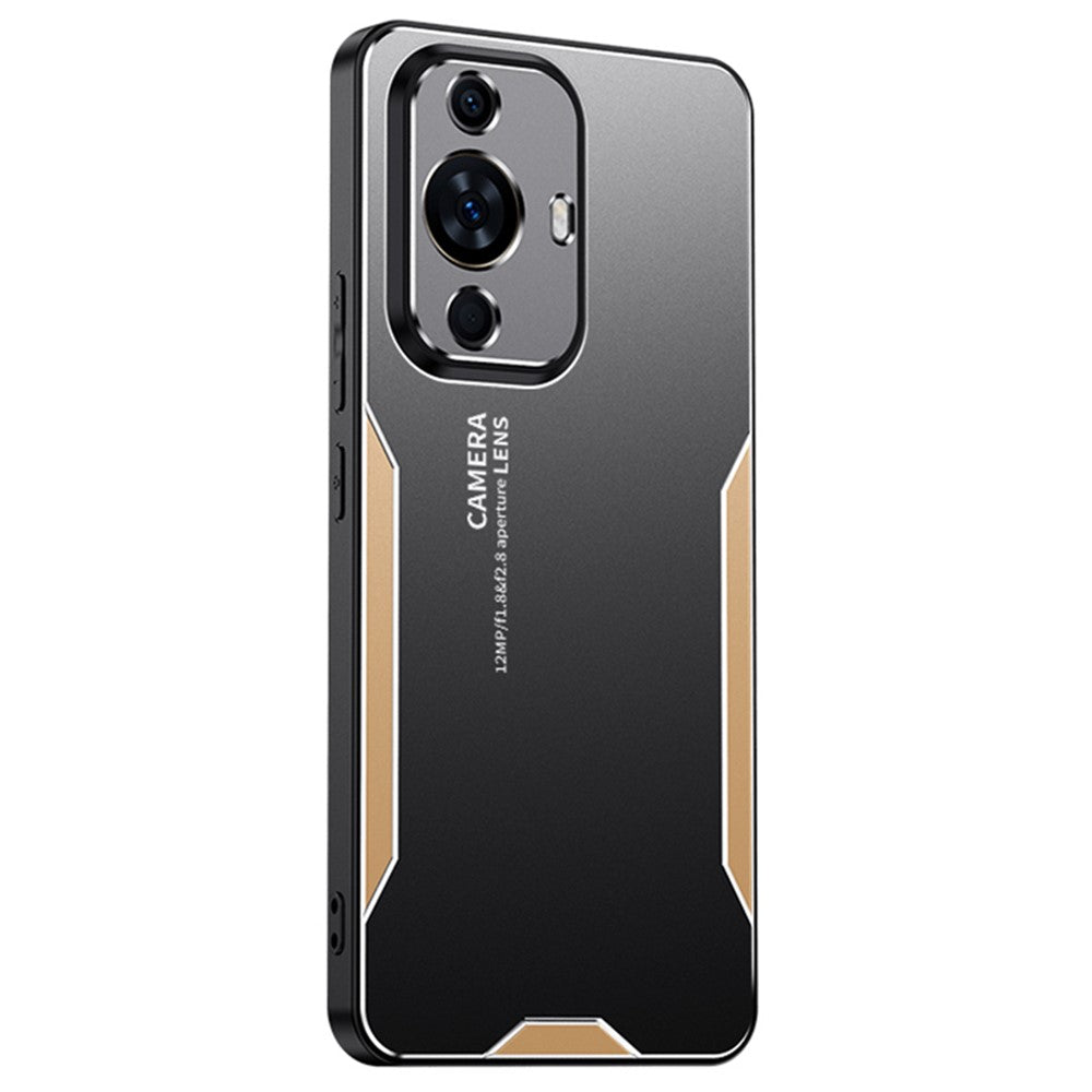 For Huawei nova 11 / nova 12s 4G / nova 12 Lite 4G Metal Case Matte Airbag Protection Shockproof Phone Cover