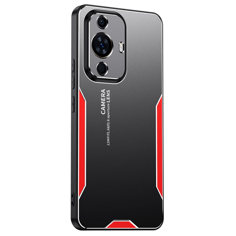 For Huawei nova 11 / nova 12s 4G / nova 12 Lite 4G Metal Case Matte Airbag Protection Shockproof Phone Cover